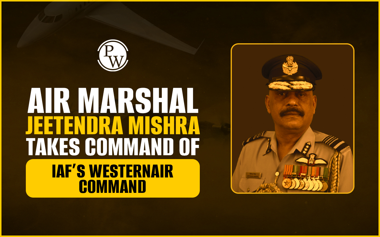 Air Marshal Jeetendra Mishra Takes Command of IAF’s Western Air Command