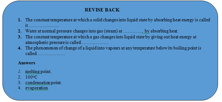 Interconversion of states of matter