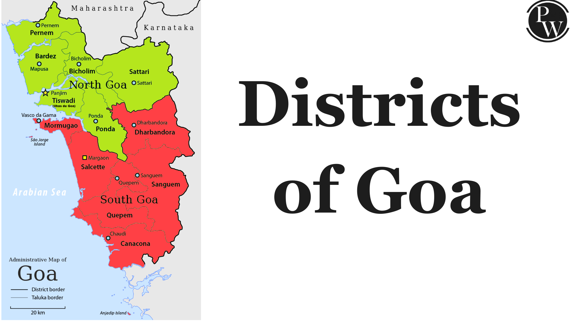 Districts of Goa