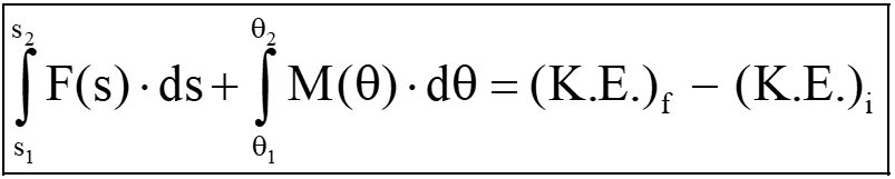 Work energy principle