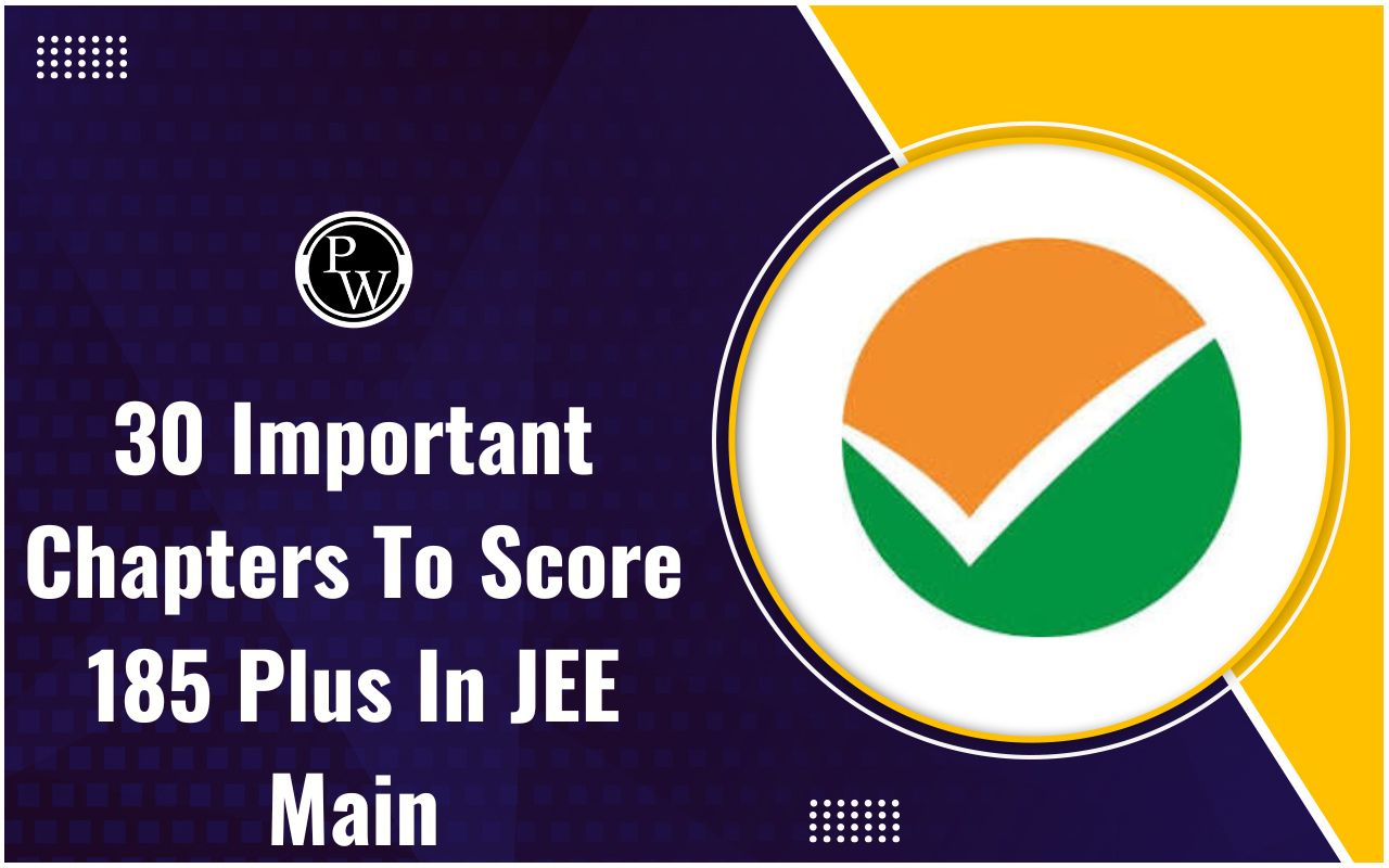 30 Important Chapters To Score 185 Plus in JEE Main 2025 Session 1