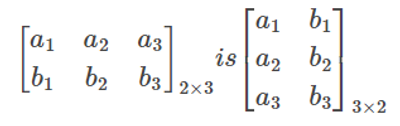 Transpose of Matrix