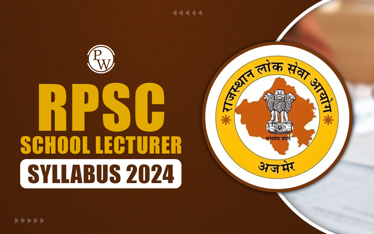 RPSC School Lecturer Syllabus 2024