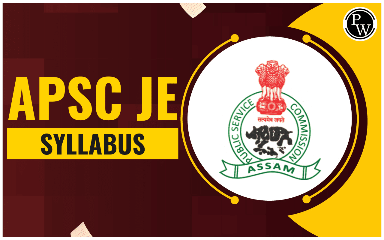 APSC JE Syllabus 2025