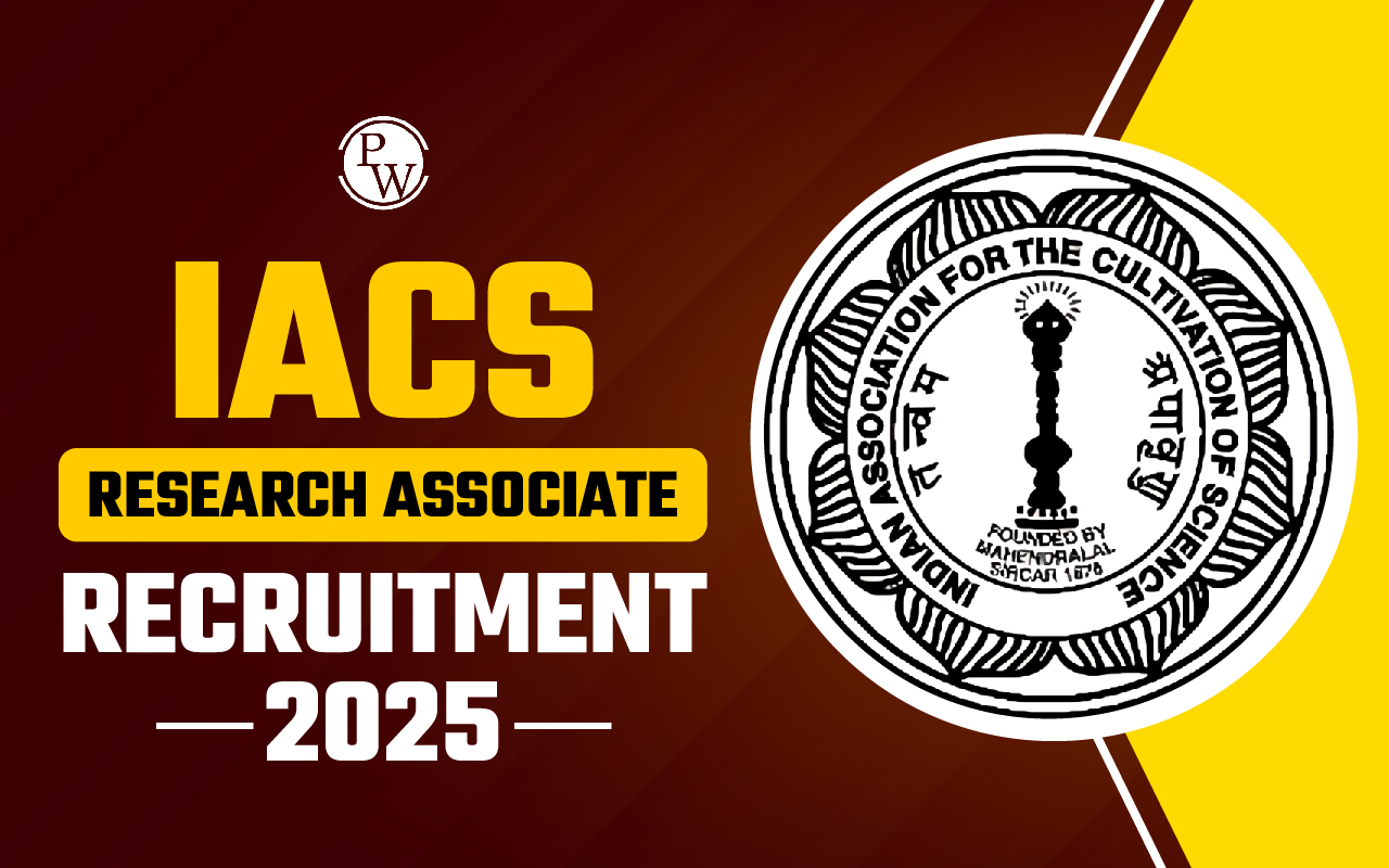IACS Research Associate Recruitment 2025