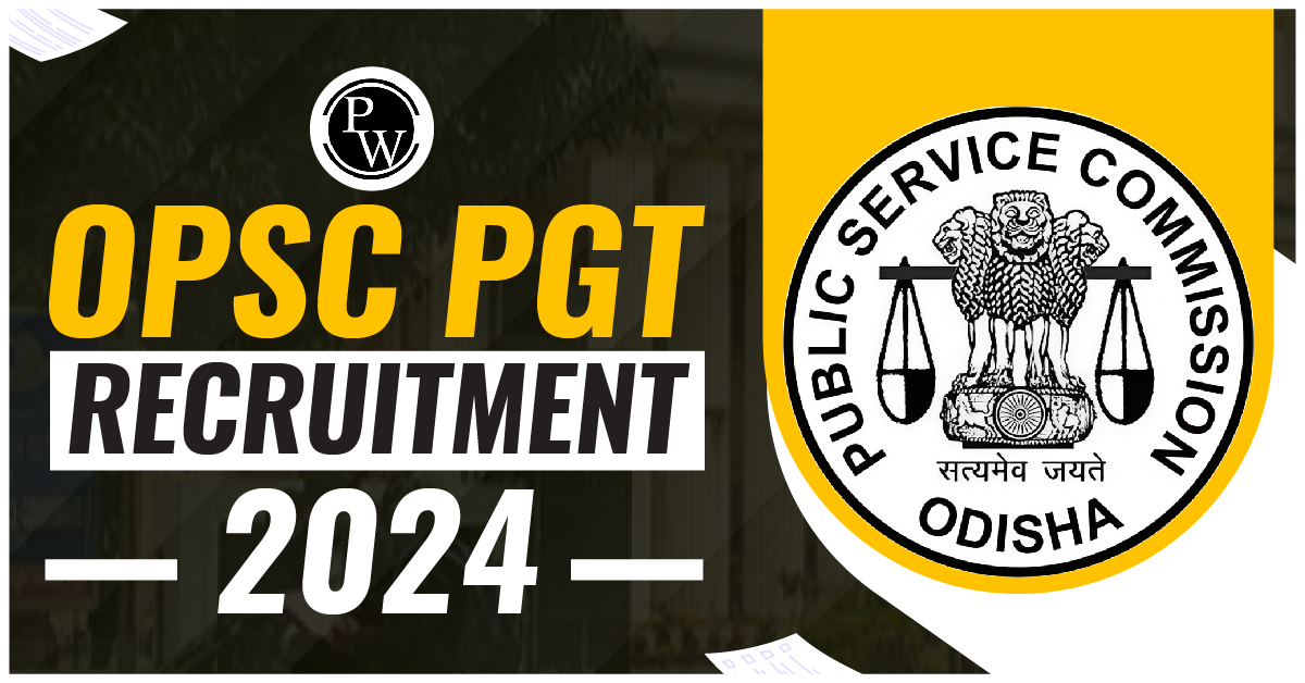 OPSC PGT Recruitment 2024