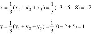 Centroid Of A Triangle