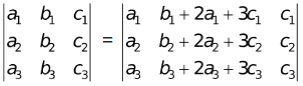 Properties of Determinants