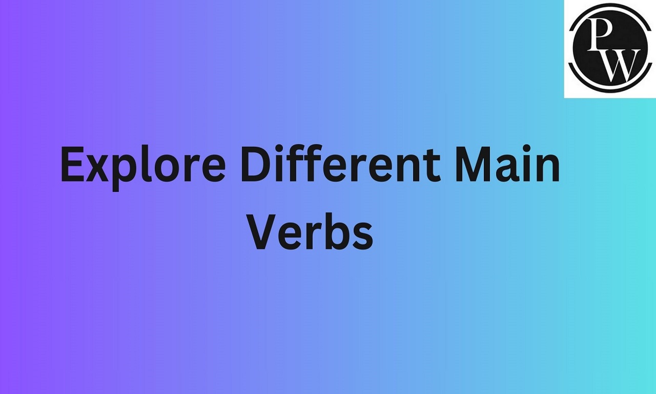 Main Verbs