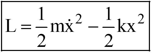 Lagrange’s Function of spring mass system
