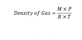 Density Of Gas
