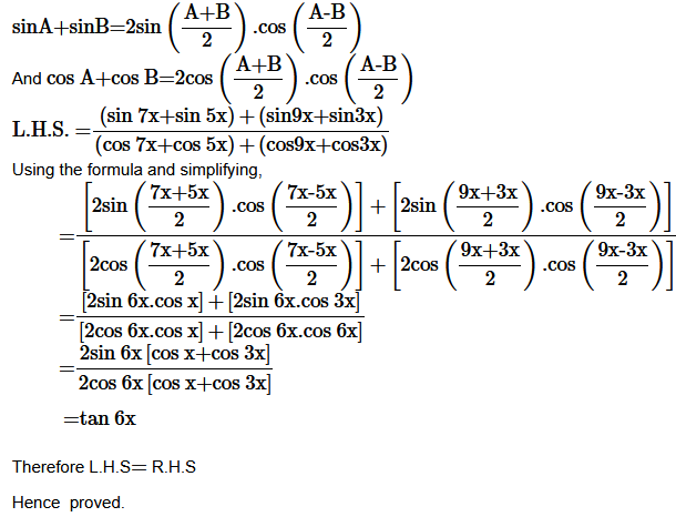 chapter 3-Trigonometric Functions Miscellaneous Exercise