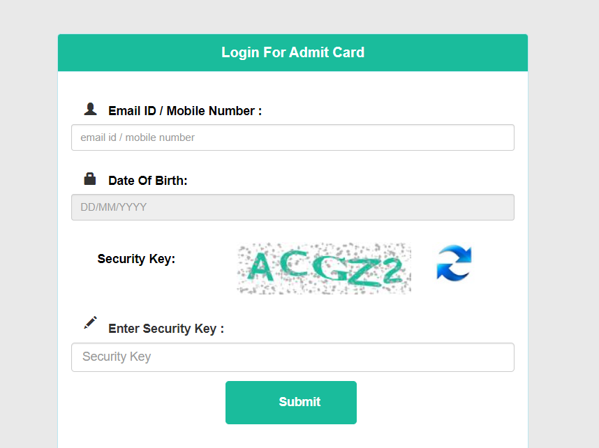 AP SET Admit Card