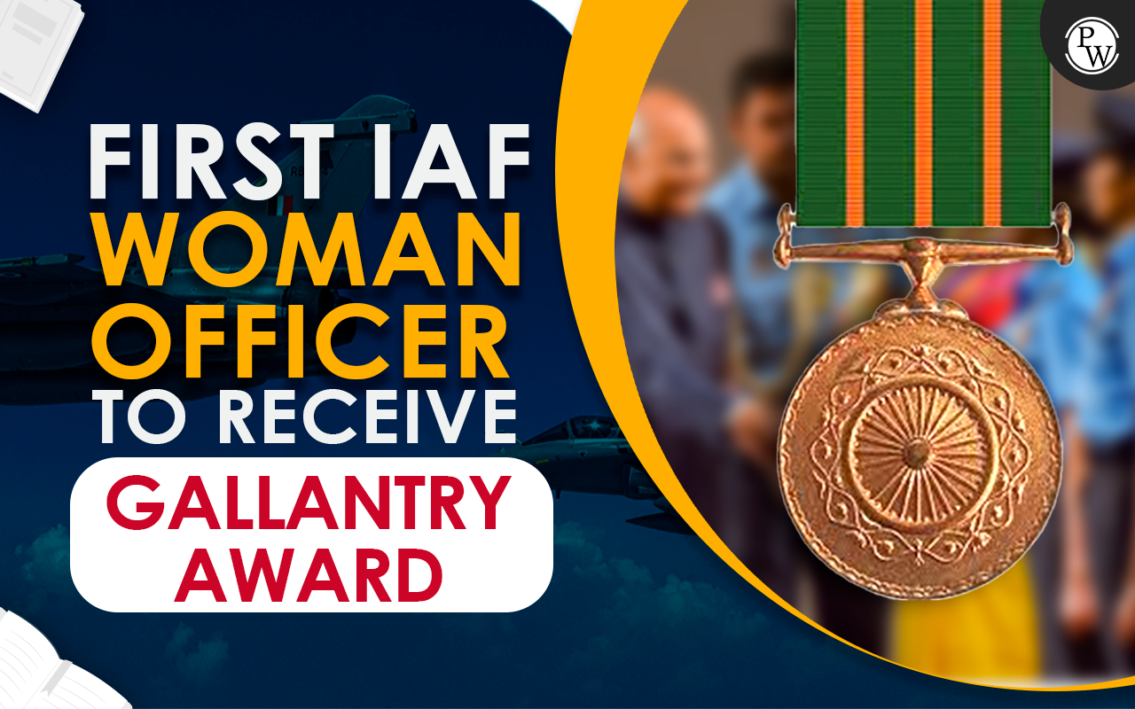 First IAF Woman Officer To Receive Gallantry Award