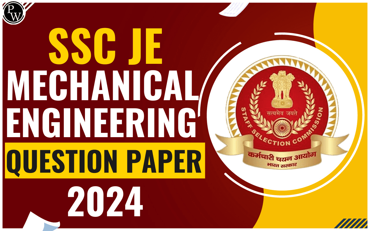 SSC JE Mechanical Engineering Question Paper 2024