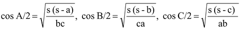 Properties of Triangles