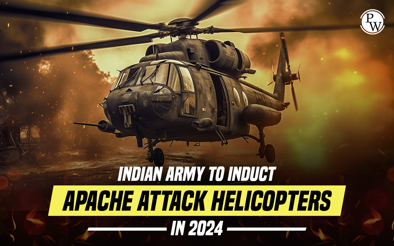 Indian Army is set to induct six Apache attack helicopters in 2024