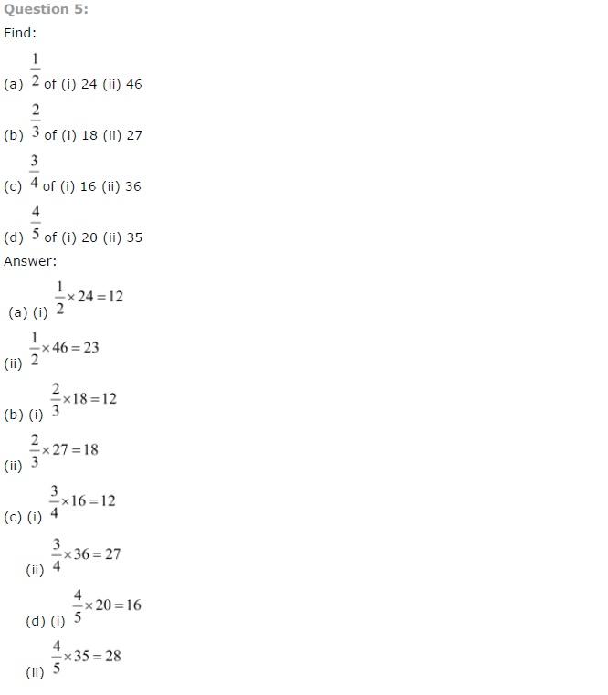 NCERT Solutions for Class 7 Maths Fractions and Decimals Exercise 2.2