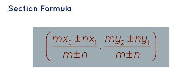 Section Formula