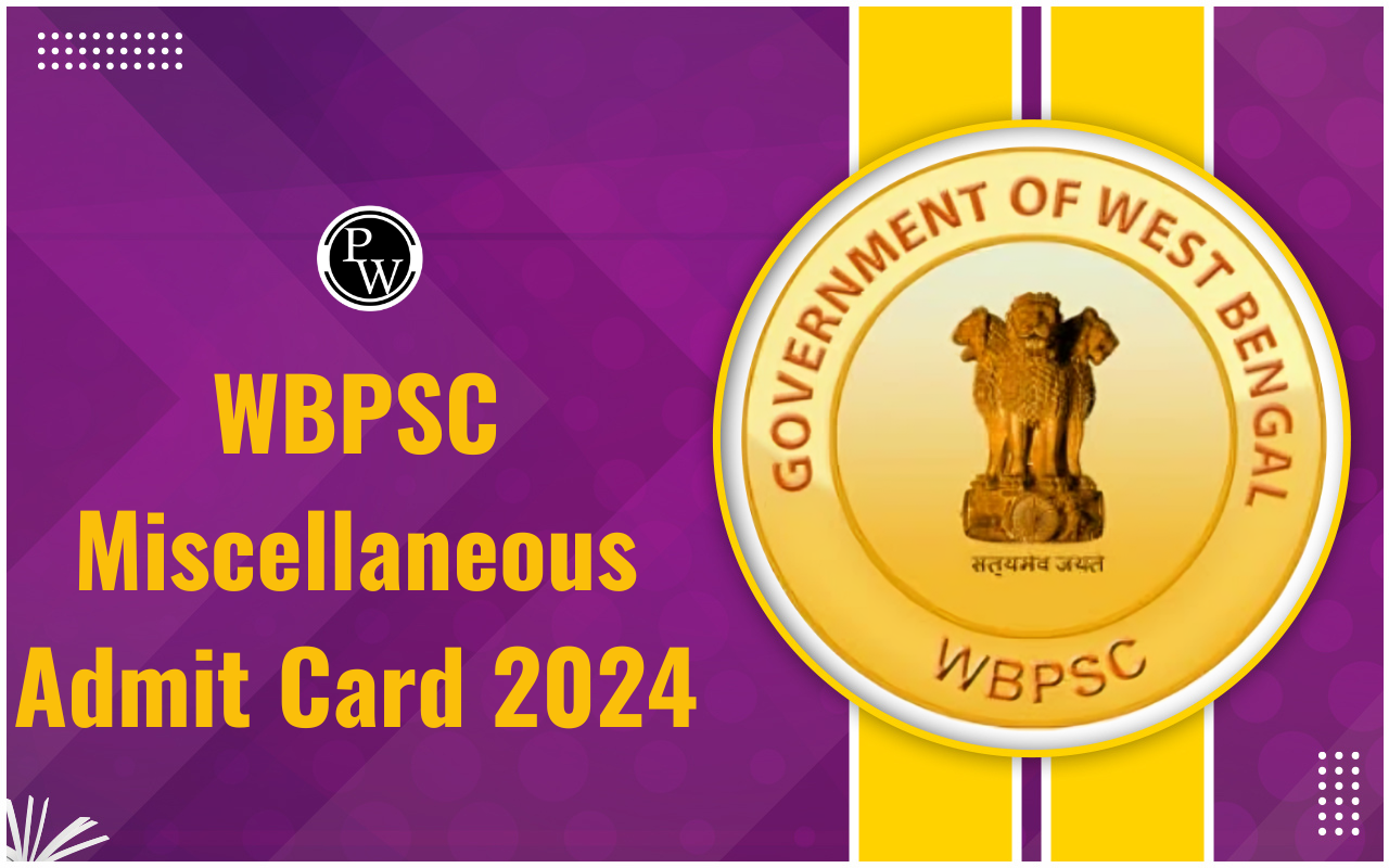 WBPSC Miscellaneous Admit Card 2024