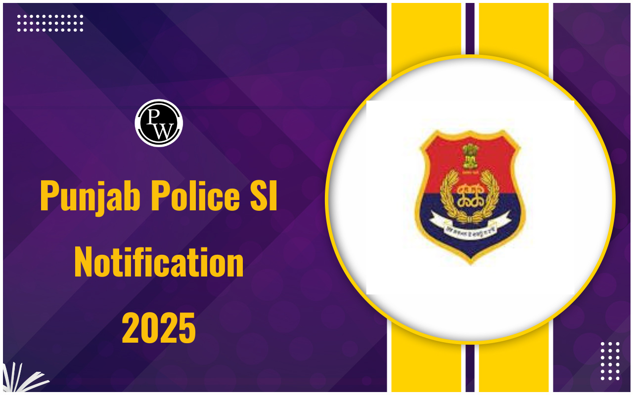 Punjab Police SI Notification 2025