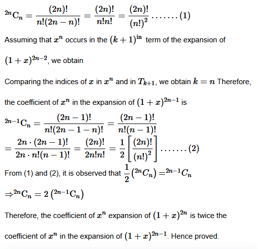 NCERT Solutions for Class 11 Maths Chapter 8 Binomial Theorem