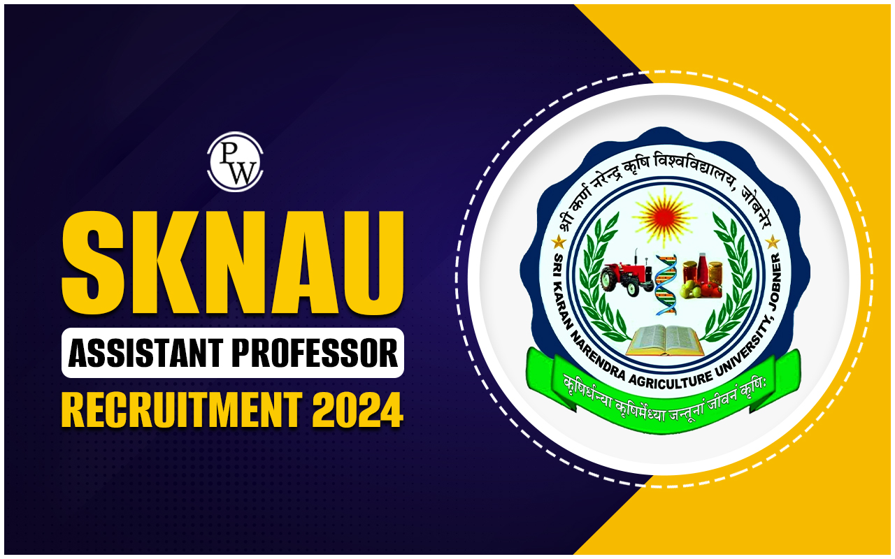 SKNAU Assistant Professor Recruitment 2024