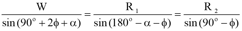 equation for wedge formula