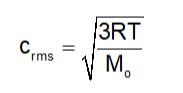 Root Mean Square Speed of Gas Molecules 