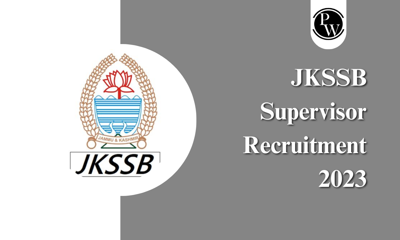 JKSSB Supervisor Recruitment 2023