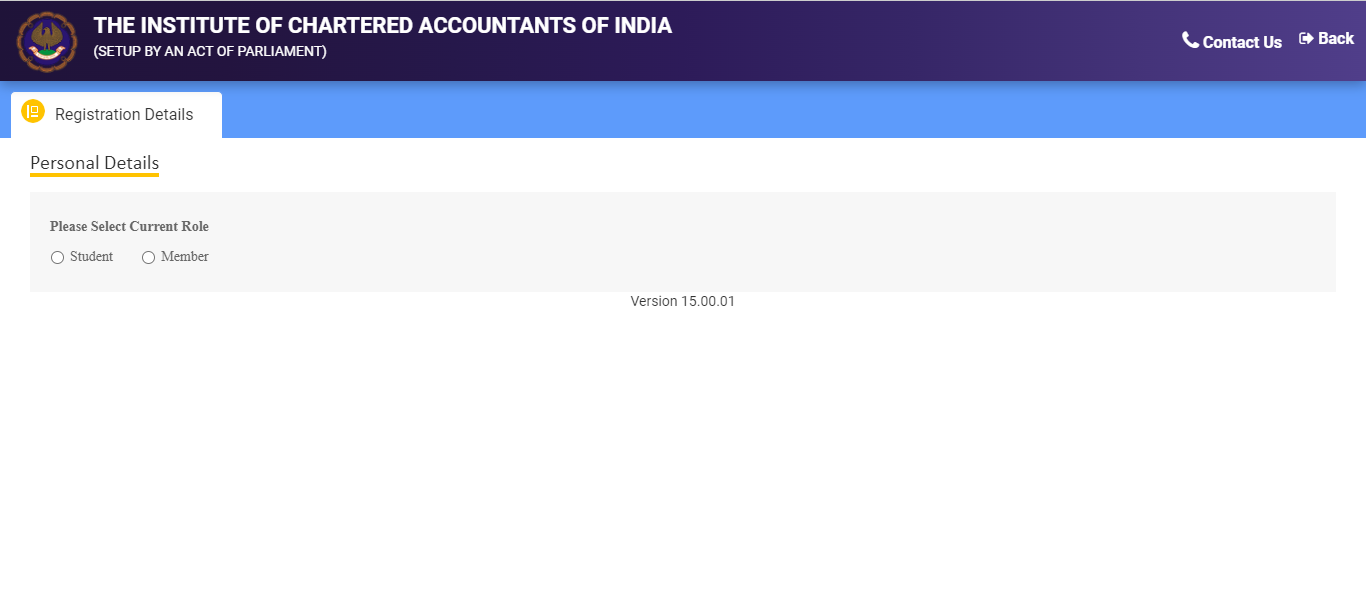 ICAI SSP Portal Registration 