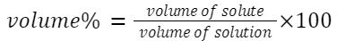 Volume Percentage (v/v)