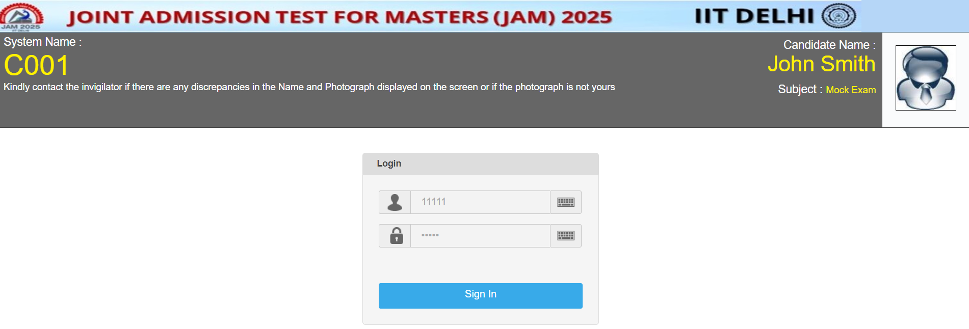 IIT JAM Chemistry Mock Test 2025