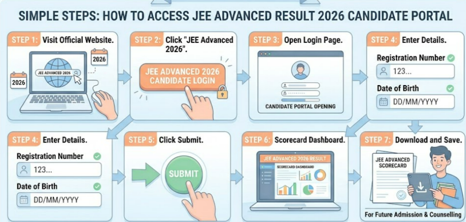 JEE Advanced Result 2026: Portal to Check Scorecard (Link Active), AIR ...