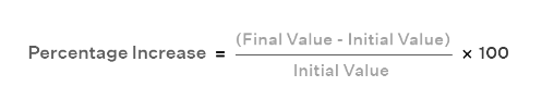 Percentage Increase Formula