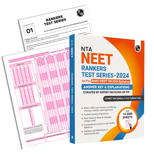 NTA NEET Rankers Test Series - 2024 Based on the New Syllabus by NMC | 10 Full Syllabus + 4 Part Syllabus (Class 11th & 12th) | OMR Sheet, Detailed Solutions, Rank Predictor, State-wise College Cut-off
