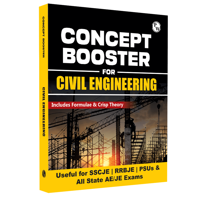 Concept Booster Civil Engineering for SSC JE, PSUs, RRB JE, All State AE/JE Exams | Formulas and Concise Concepts 
