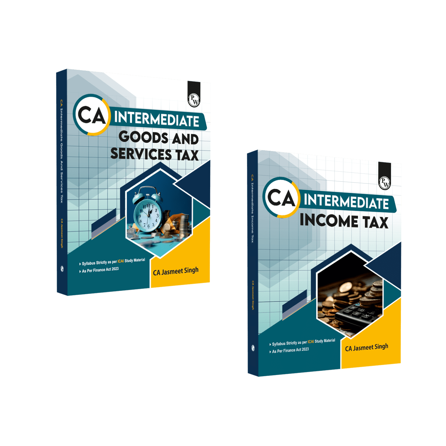 CA Intermediate Group 1 Income Tax, Goods and Services Tax Combo Set of 2 Books Latest Syllabus | Applicable for November 2024 Exam Onwards