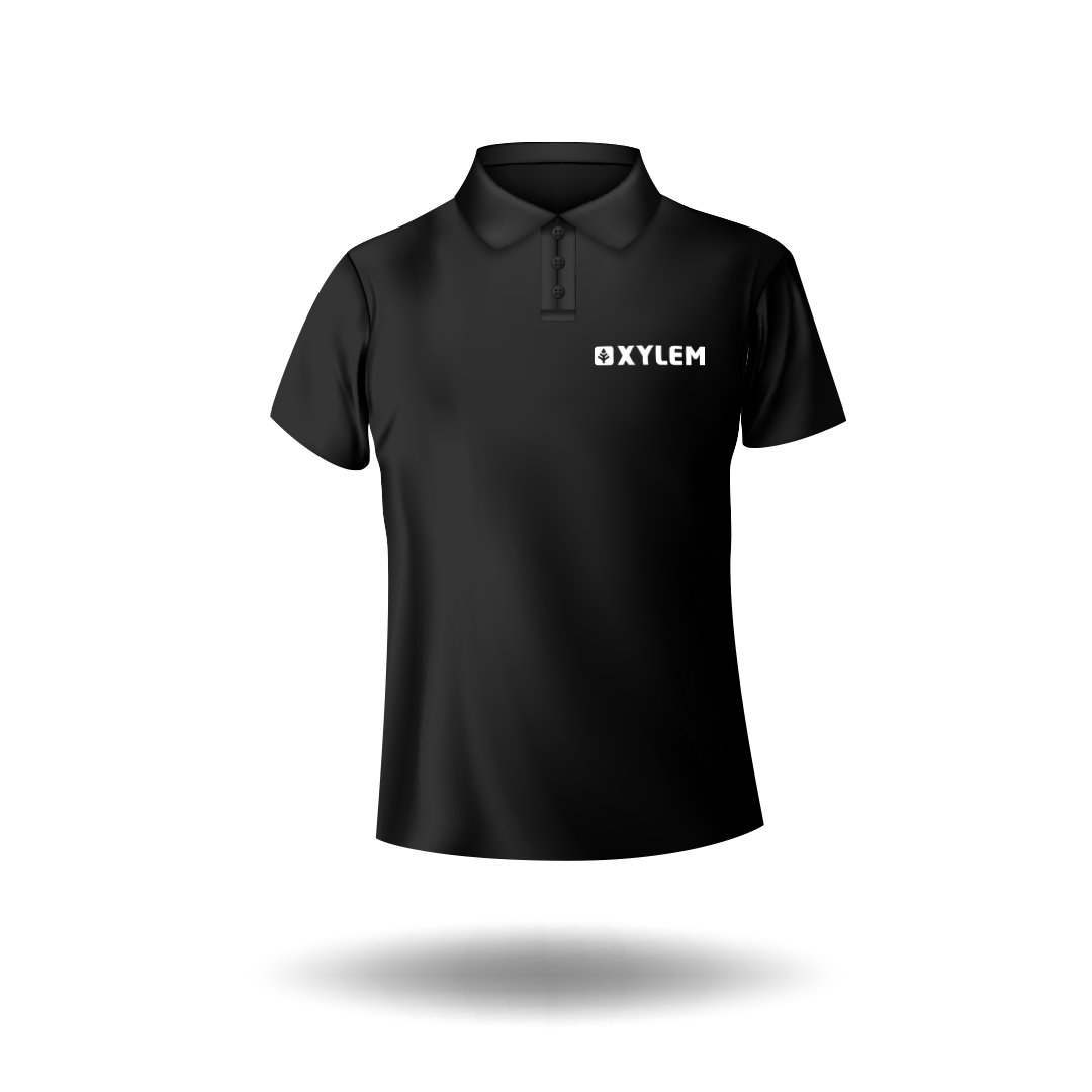 Xylem Printed - 100% Cotton Unisex Solid Light Black T-shirt (M)