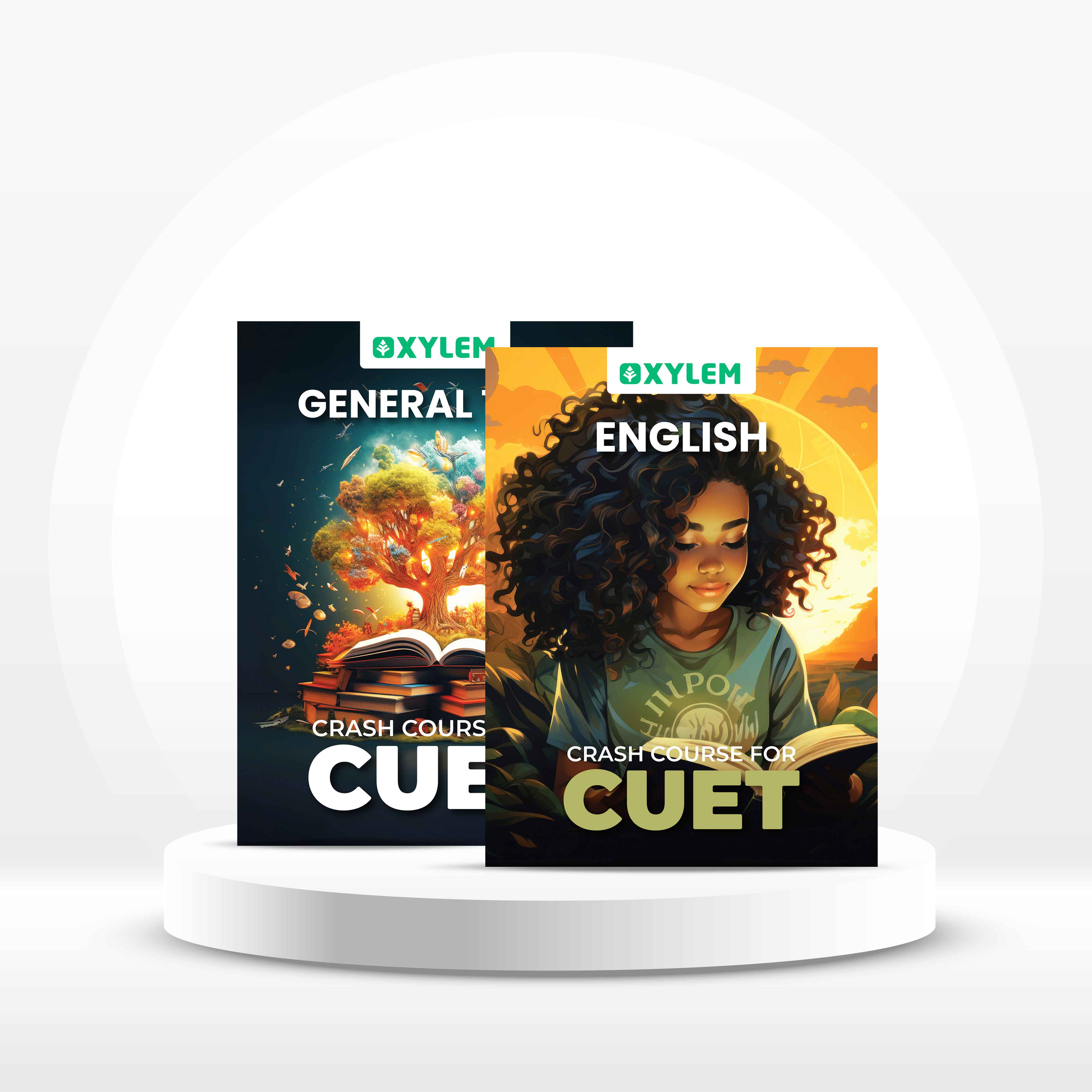 CUET UG Crash - General Material [ English and General Test ]  (Set of 2 Books) 